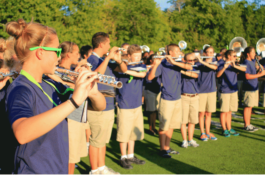 Band not playing in homecoming parade