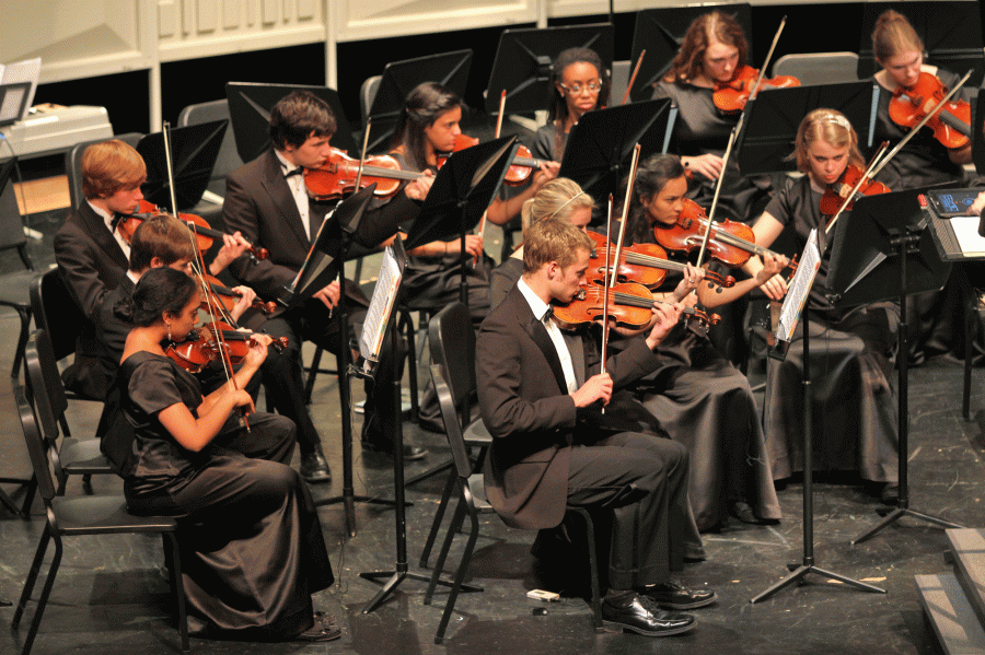 Orchestra performs in winter concert