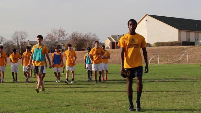 Soccer team shares outlook on season with new 5A status