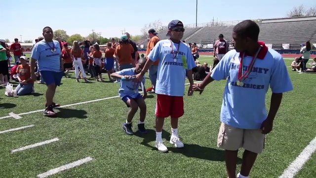 PALS volunteer at McKinney-hosted Special Olympics meet
