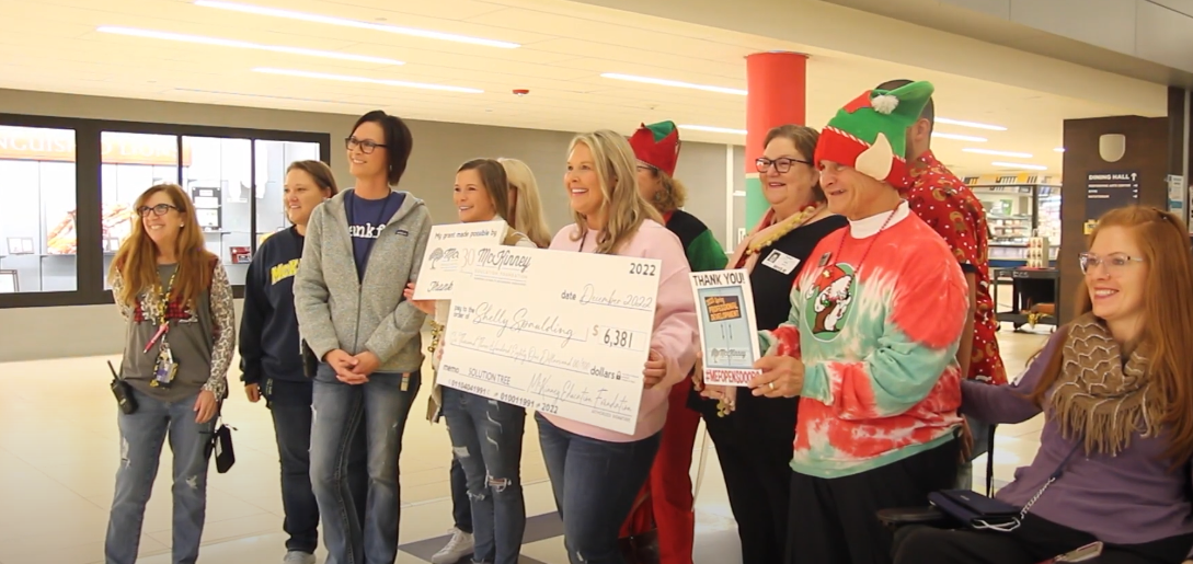 Tis The Season MEF Grants Delivered to McKinney High School